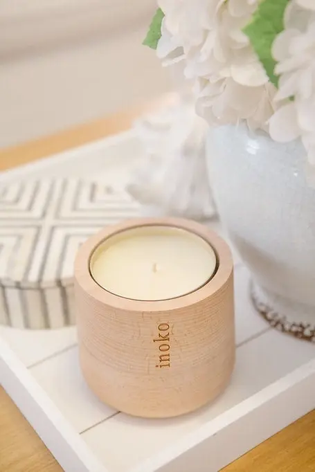 Inoko Australia | Timber Candle Vessel - Large