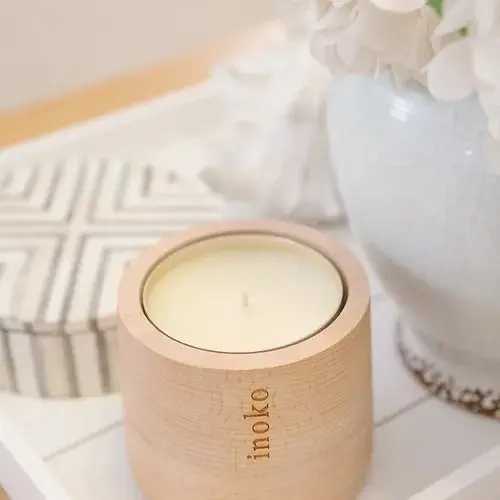 Inoko Australia | Timber Candle Vessel - Large