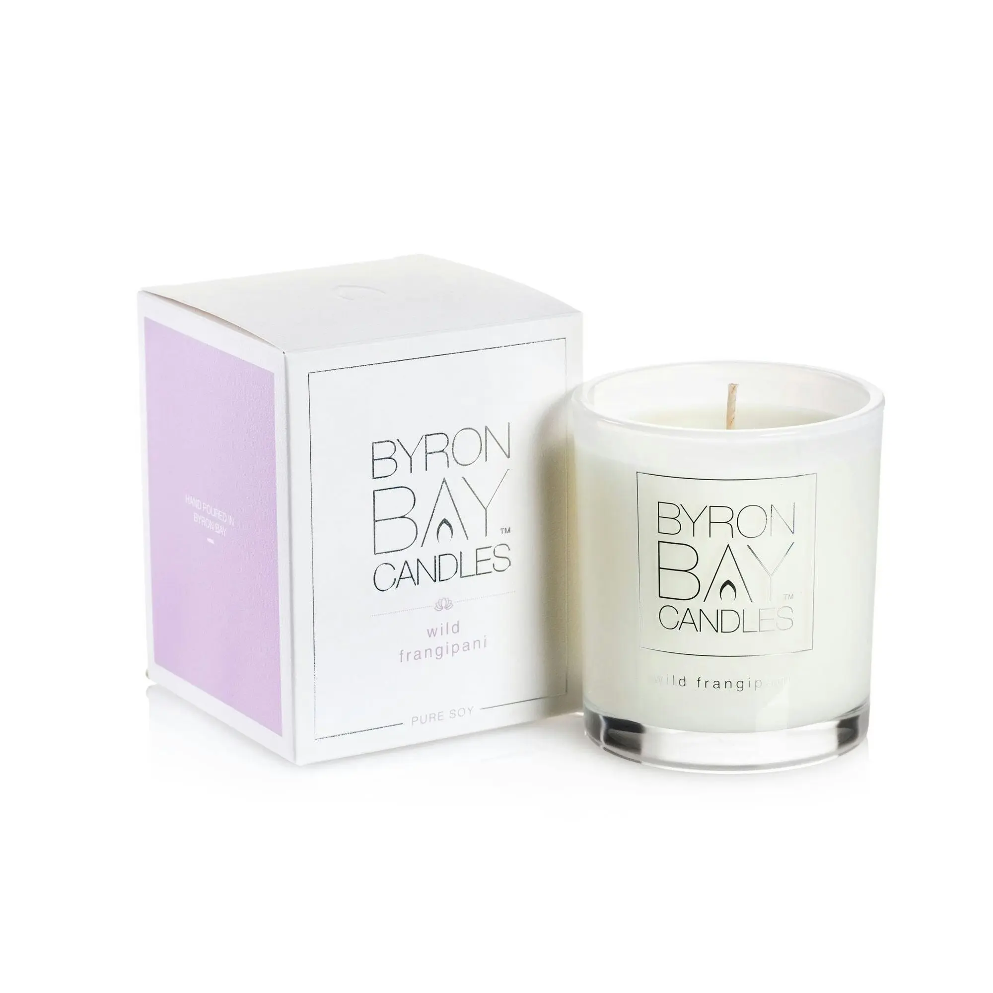 Byron Bay Candles| Large 50 Hour Pure Soy Candle - Wild Frangipani