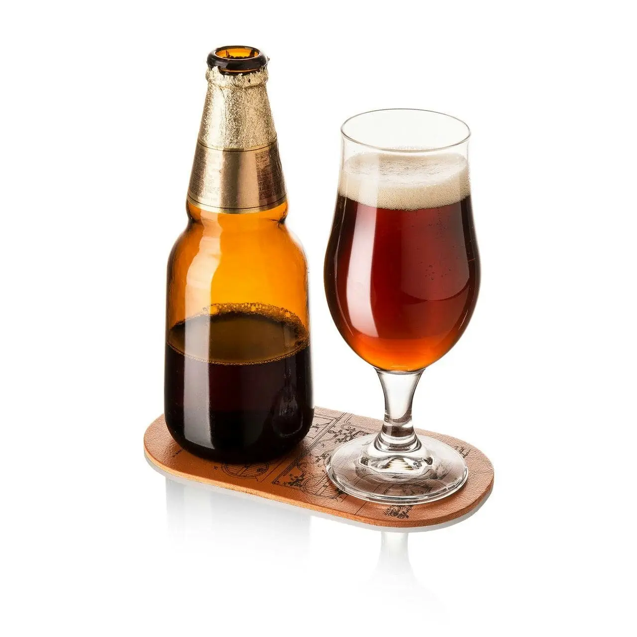 Vacu Vin | Bottle & Glass Double Coasters (Set of 6)