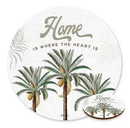 Kelly Lane | Placemat & Coaster Set of 6 - ROYAL PALMS