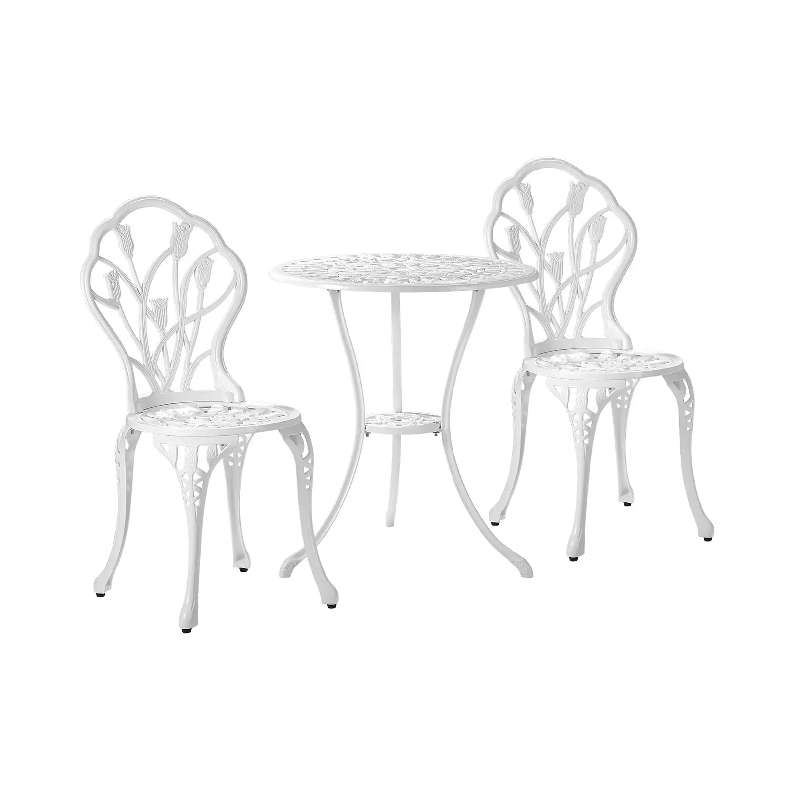 Livsip 3 Piece Outdoor Furniture Setting Chairs Table Bistro Patio Dining Set