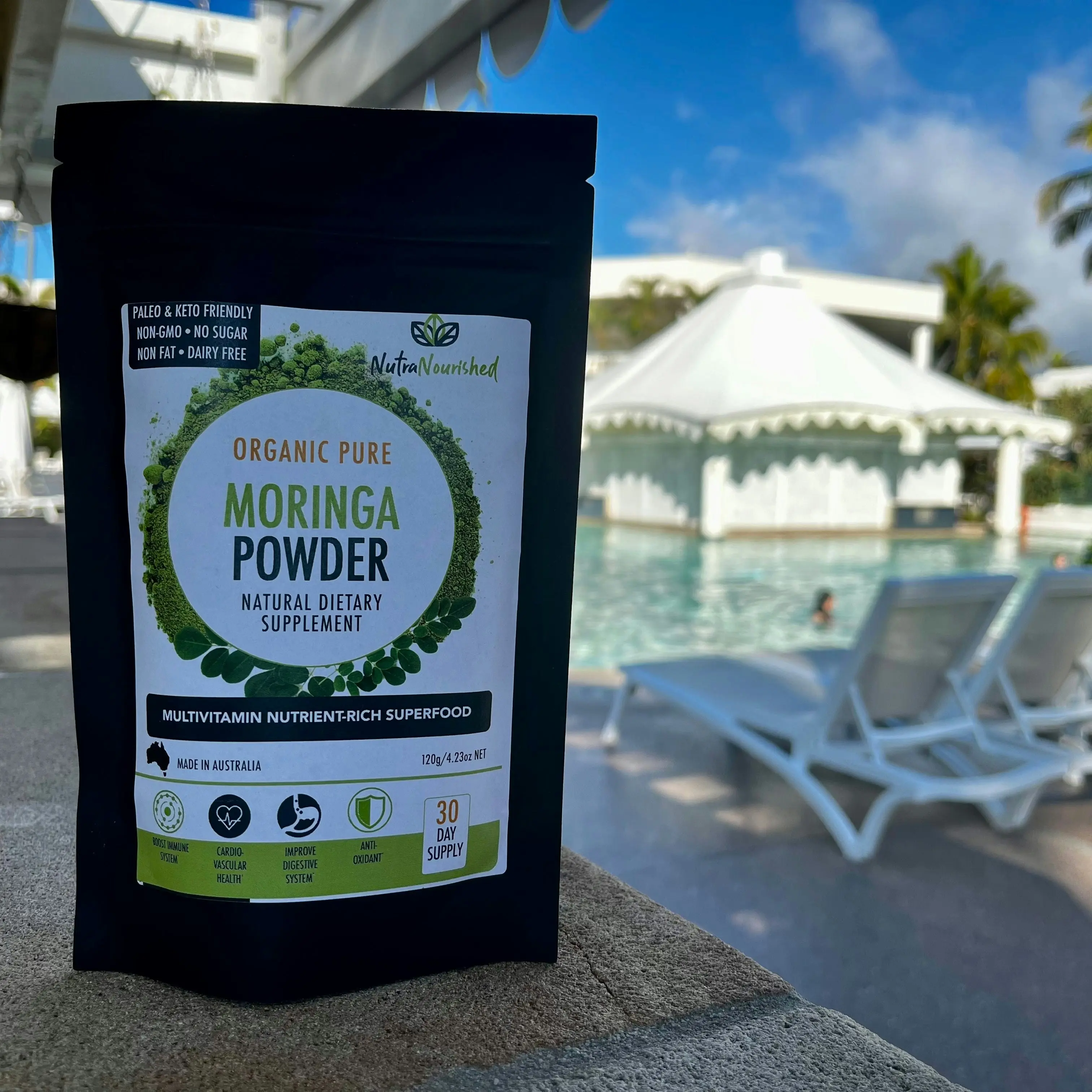 Organic Pure Moringa Leaf Powder