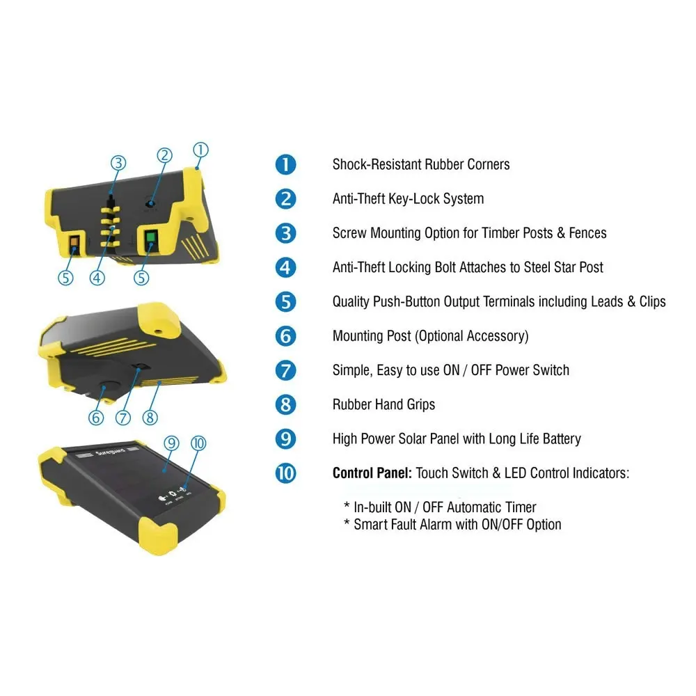 Sureguard Wireless Dog Electric Fence Solar Powered Starter Kit