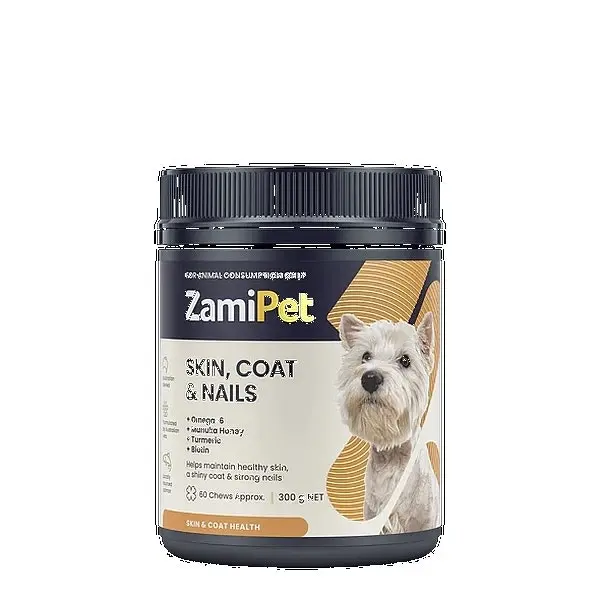 ZamiPet Skin, Coat & Nails Chews 300g 60pk