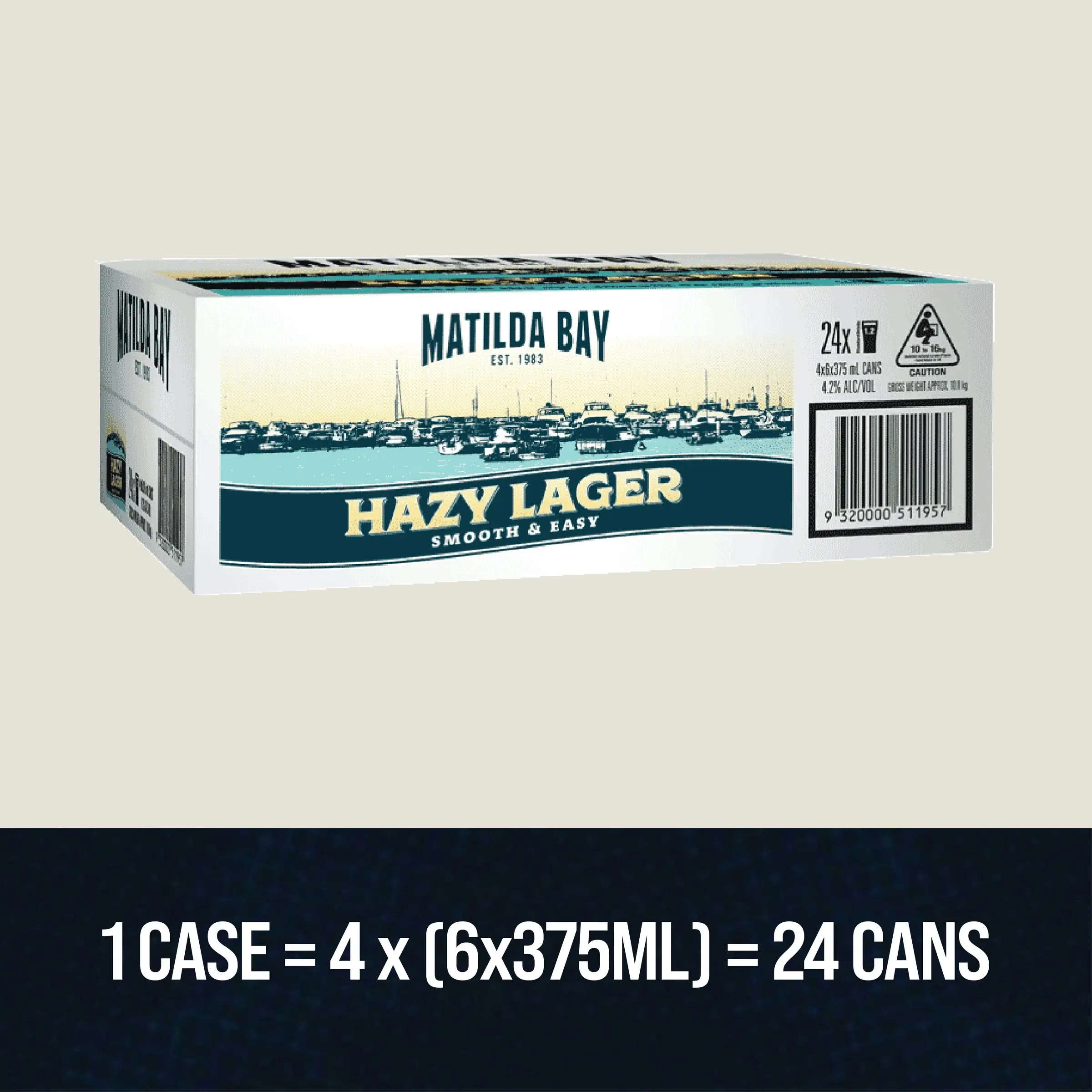 Matilda Bay Hazy Lager 24 x 375mL Cans