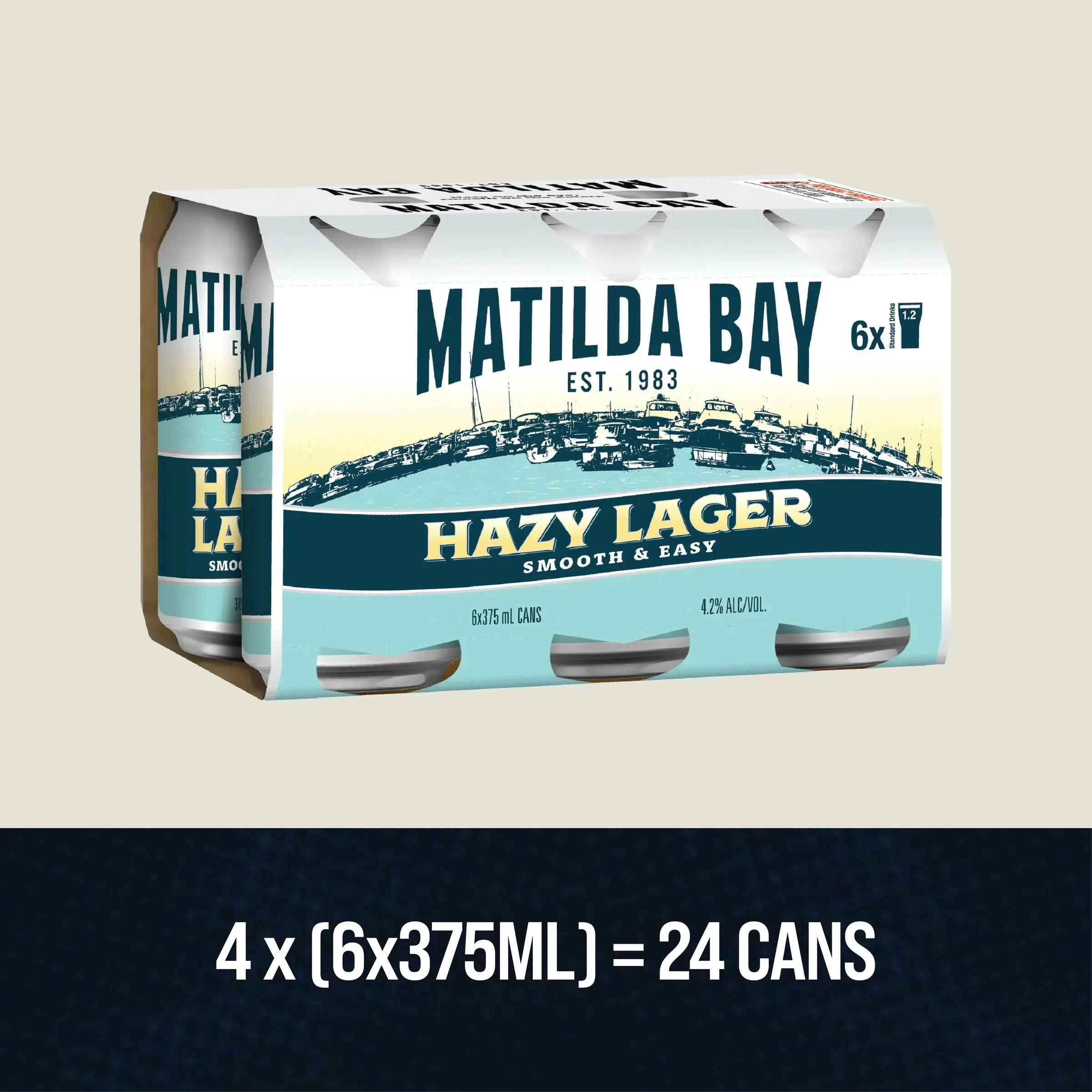 Matilda Bay Hazy Lager 24 x 375mL Cans