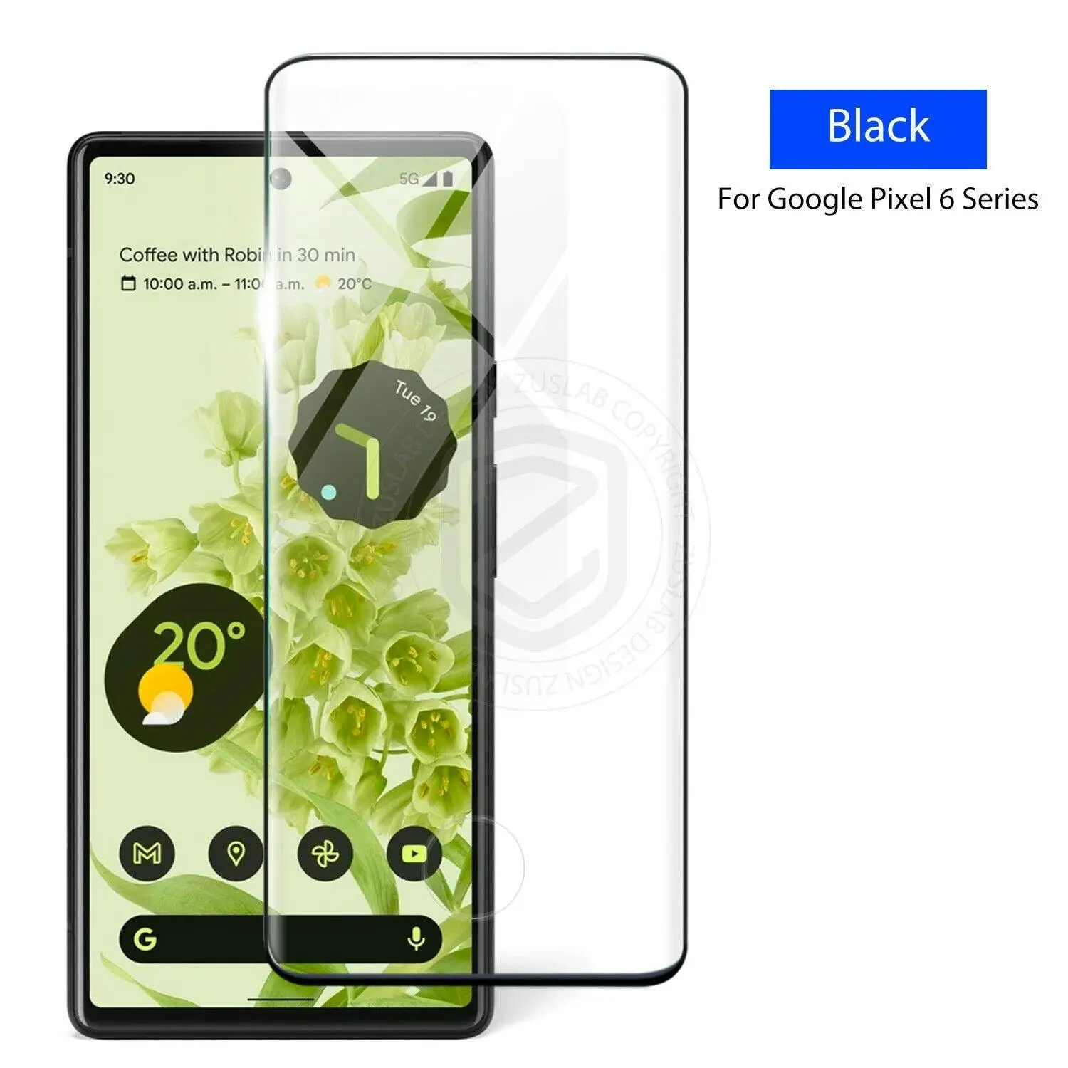 Tempered Glass Screen Protector For Google Pixel 6