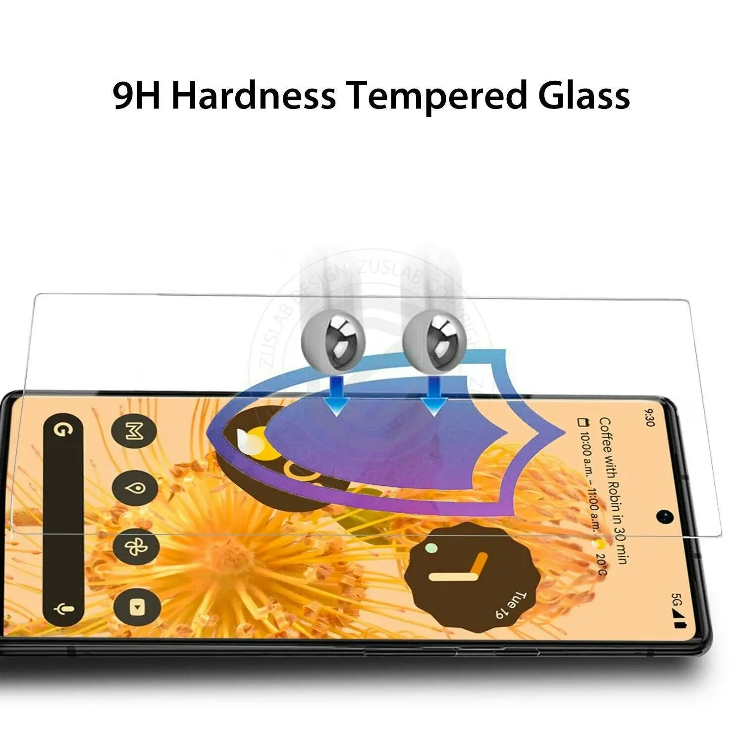 Tempered Glass Screen Protector For Google Pixel 6