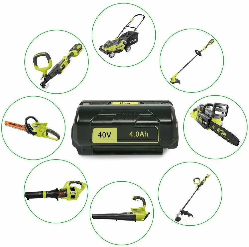 RYOBI 36V 4.0Ah 4.0 Ah 4Ah Hi-Tech Lithium Ion Compatible Battery Cordless BPL3640D2