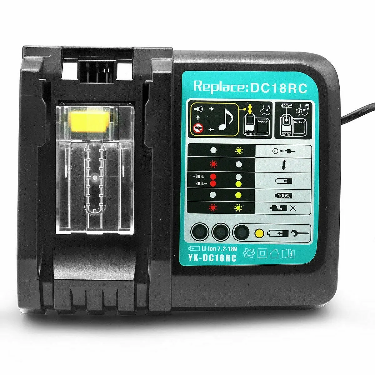 DC18RC 18V Lithium-Ion Battery Charger AU Plug for Makita BL1830 BL1860B BL1850