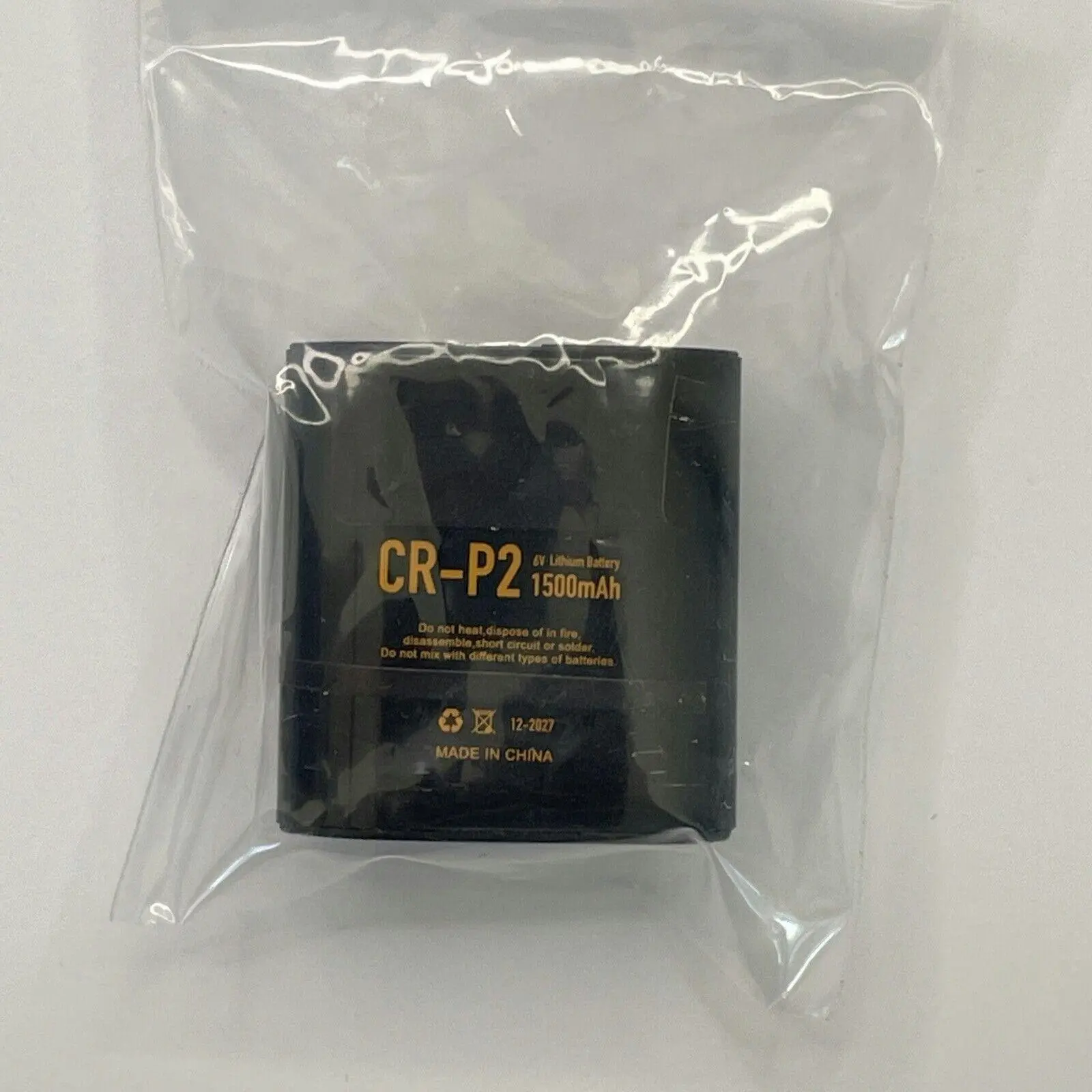 2x Compatible CRP2 Lithium Photo Battery 1500mAh CRP2 6V CR-P2