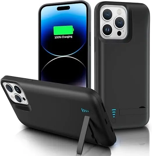 For iPhone 14 Pro Max Battery Cover Power Bank Charger Case