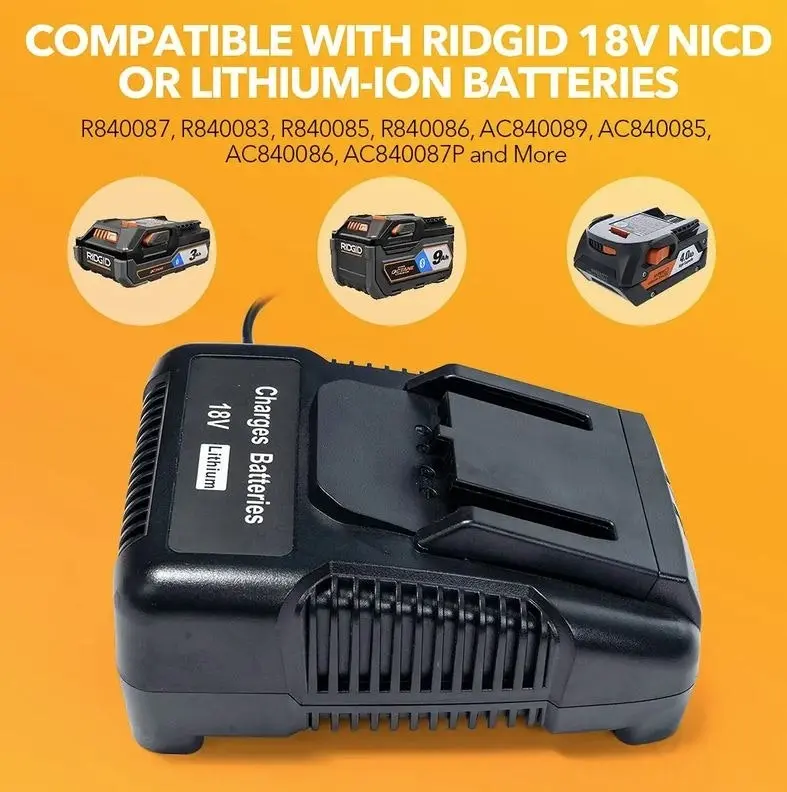 18V Replacement Battery Charger for AEG 18V Cordless Power Tools BS 18C LI L1850R L1820R L1825R L1860R L1815R BKS 18 LI AL1218 L1830R