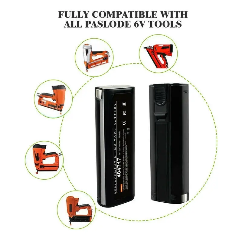 6V Paslode Compatible Battery | 404717 6000mAh Ni-MH Battery