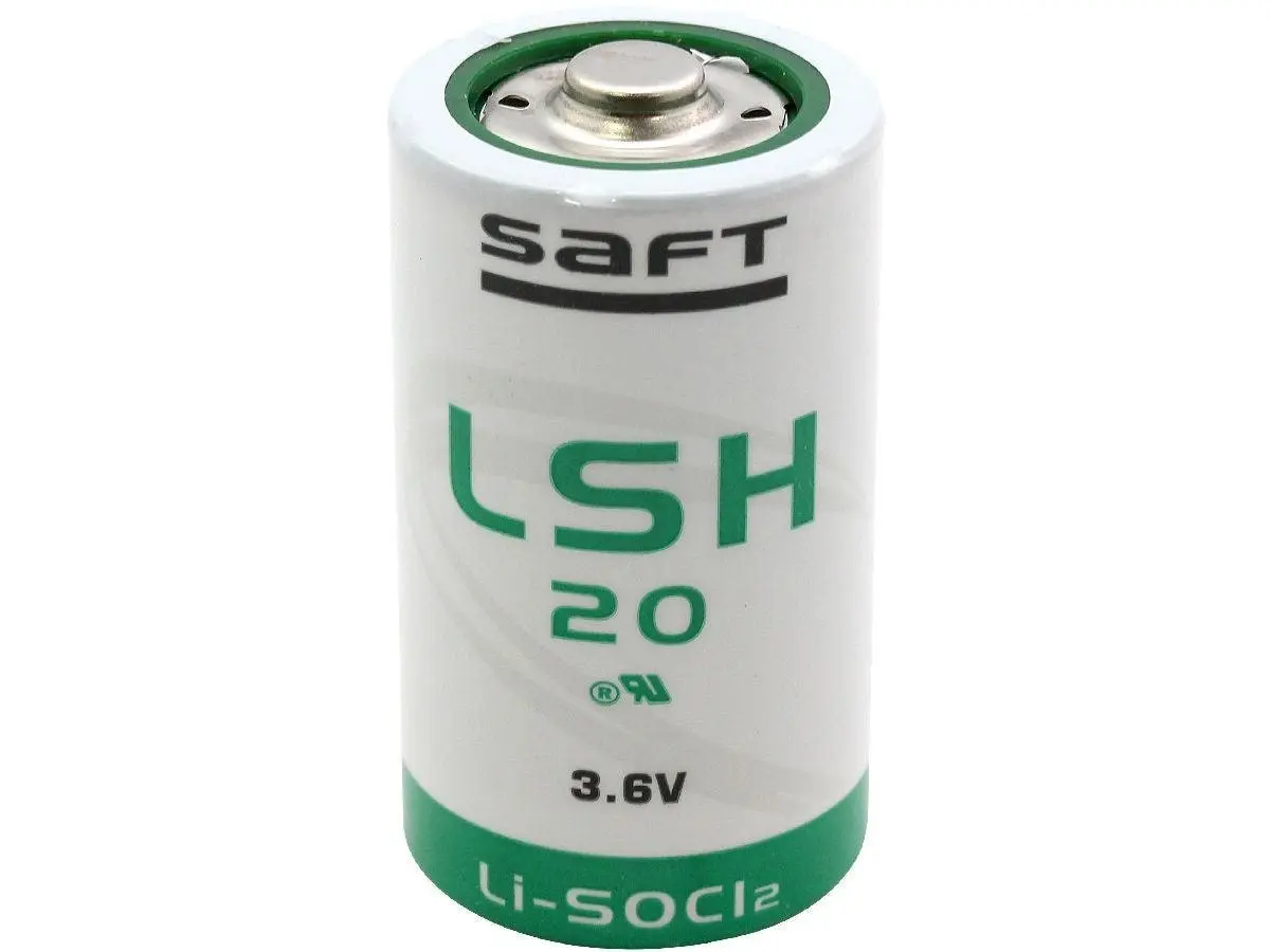 Saft LS33600 D 13000mAh 3.6V 4A Lithium-Thionyl Chloride (LiSOCI2) Button Top Battery