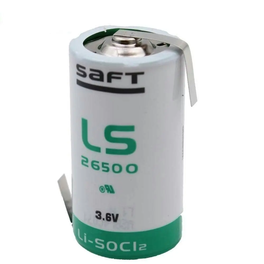 3.6V 1/2 AA Lithium Battery 1.2Ah, Saft LS14250, R6 Li-SOCl2