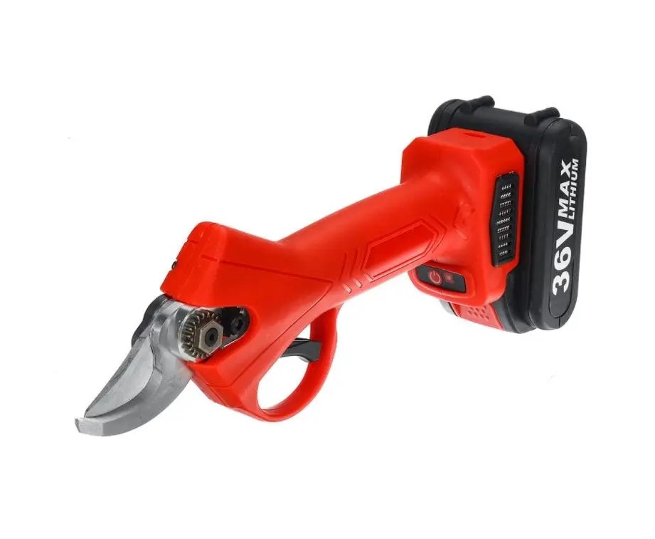 Wireless Electric Pruning Shears Li-ion Secateur Garden Branch Cutter Tools   with 2 Battery