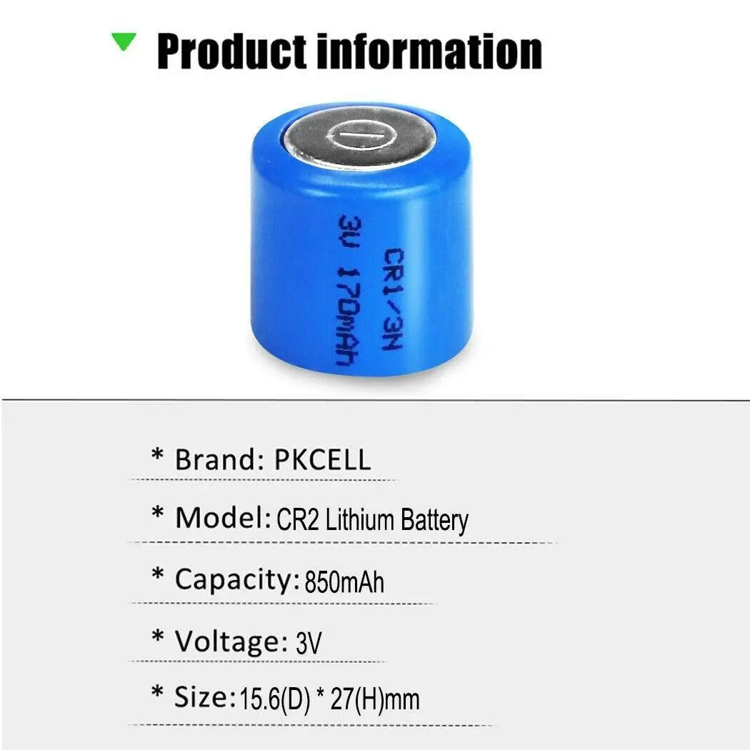 CR1/3N 1/3N 170mAh CR13N 13N KL1/3 3V Lithium Batteries