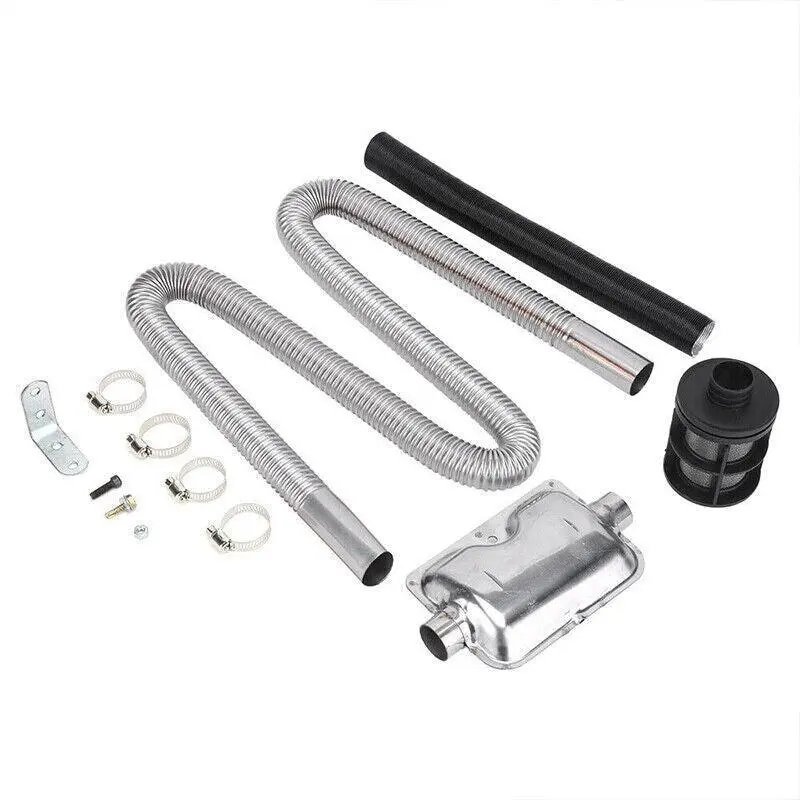 Exhaust Pipe Hose Air Diesel Heater Car Parking Silencer Muffler Filter