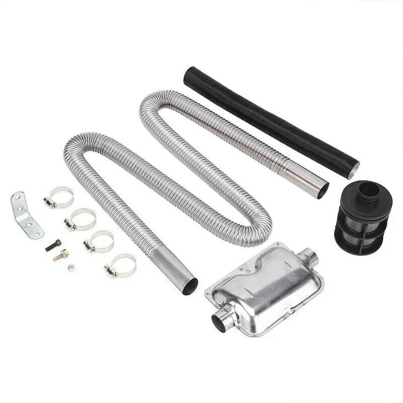 Exhaust Pipe Hose Air Diesel Heater Car Parking Silencer Muffler Filter