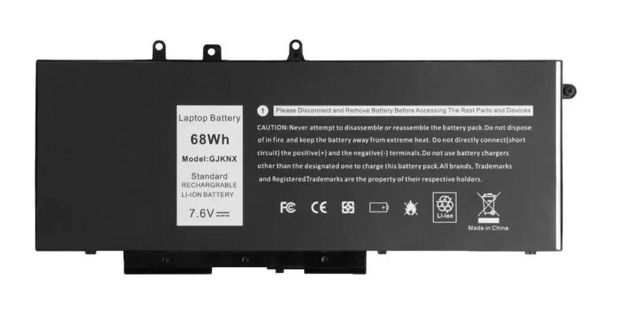 Dell Latitude E5480 5580 E5490 Precision 3520 GJKNX 68Wh Compatible Battery