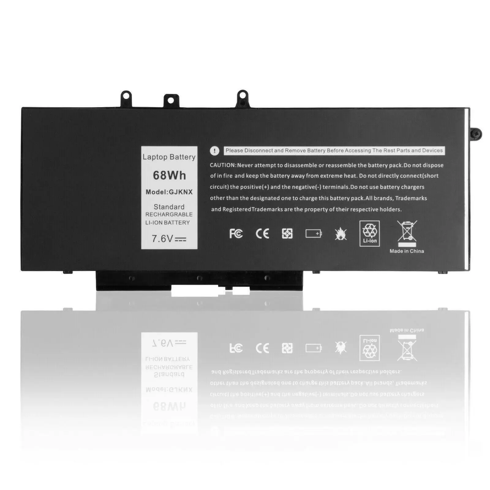 Dell Latitude E5480 5580 E5490 Precision 3520 GJKNX 68Wh Compatible Battery