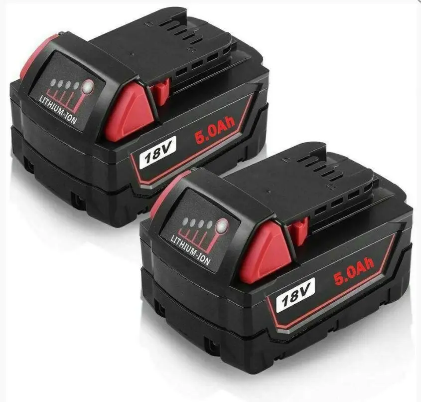 Milwaukee M18 Compatible 18V XC 5.0Ah Replacement Battery Lithium Ion