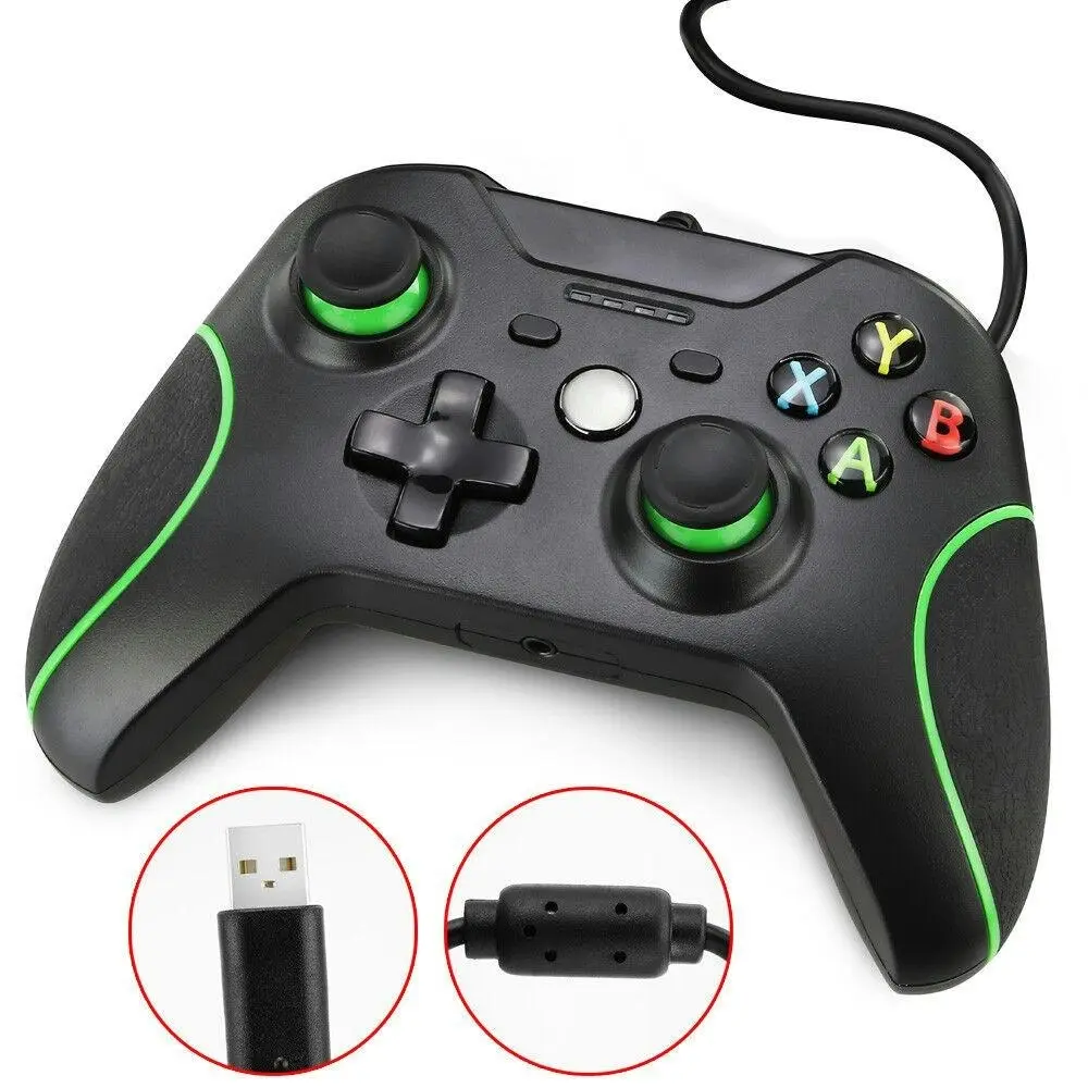 Wired USB Controller for Microsoft Xbox One PC Windows 10