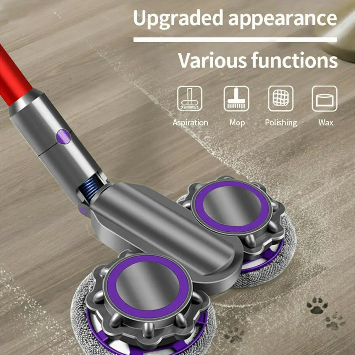 Motorised Mop Compatible for Dyson V15 V7 V8 V10 V11 V15 Vacuum Cleaners