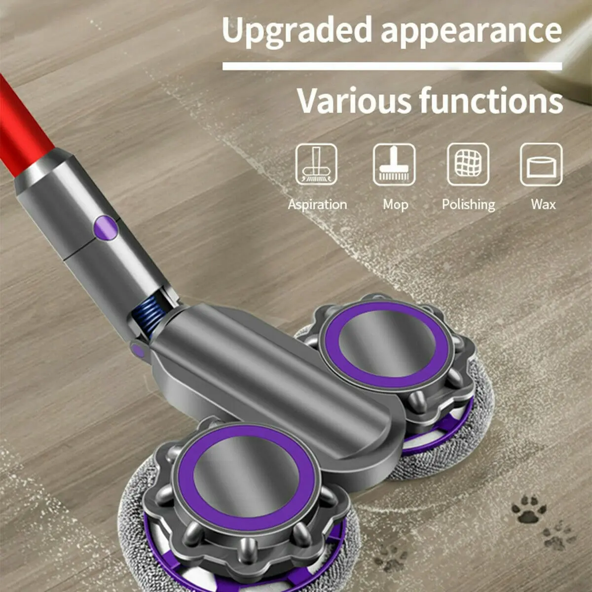 Motorised Mop Compatible for Dyson V15 V7 V8 V10 V11 V15 Vacuum Cleaners