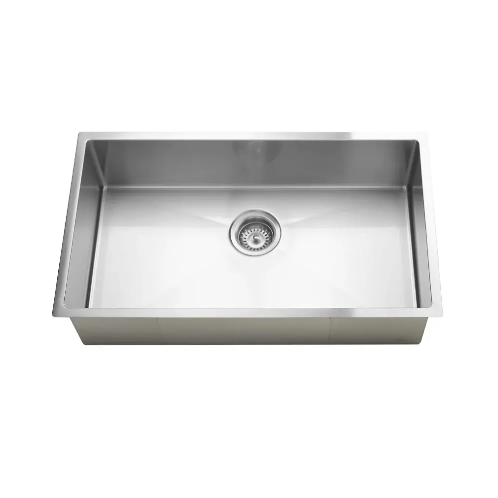 Meir Single Bowl 760mm Brushed Nickel MKSP-S760440-NK