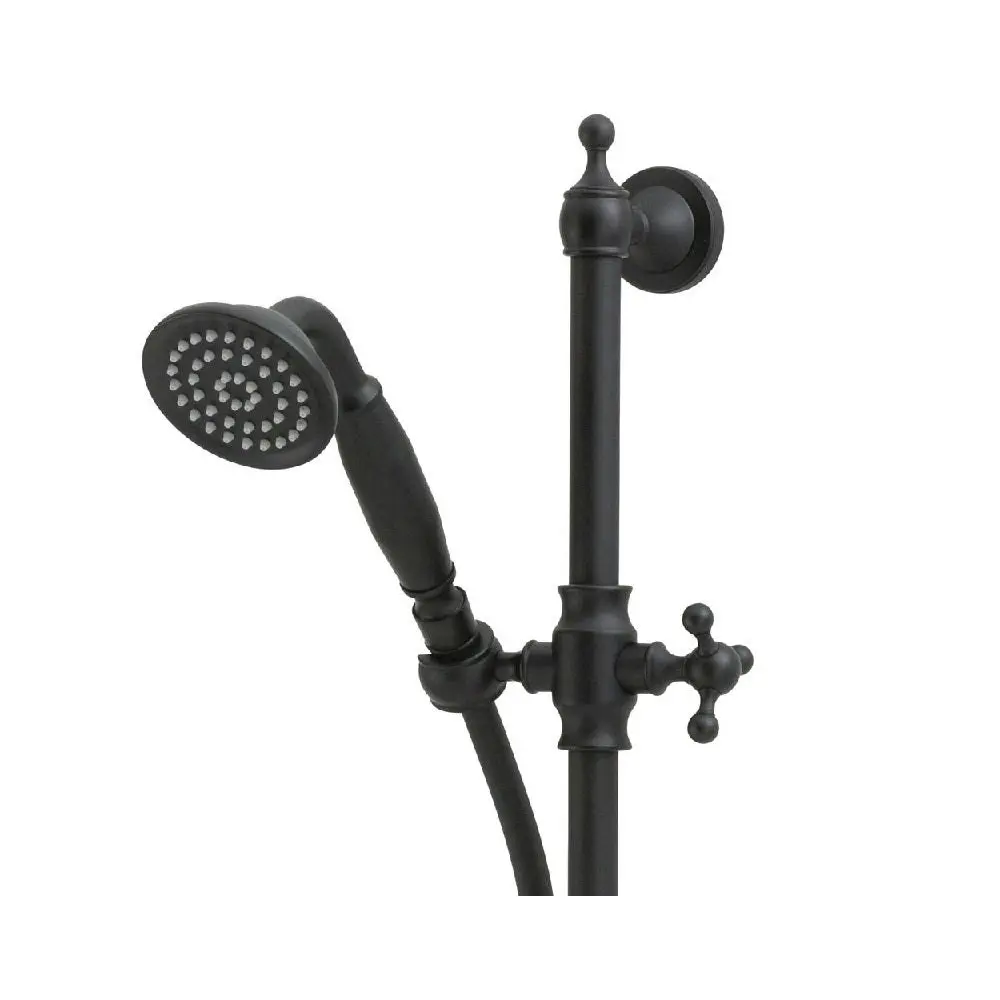 Fienza Lillian Lever Rail Shower Set Matte Black 339103BK