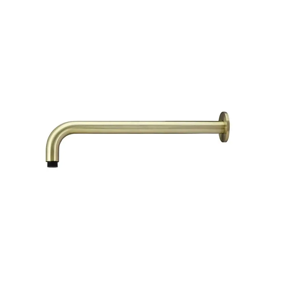 Meir Round Wall Shower Curved Arm 400mm Tiger Bronze MA09-400-PVDBB