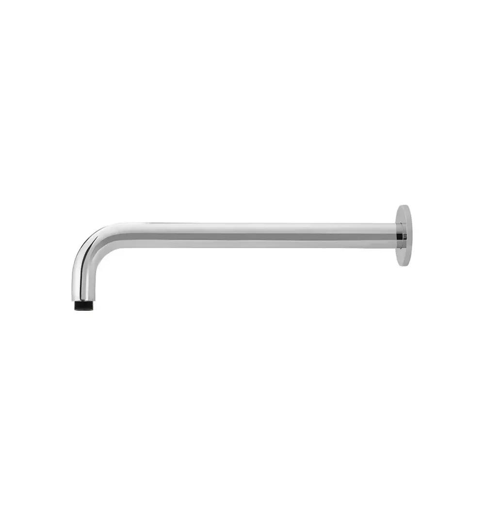 Meir Round Wall Shower Curved Arm 400mm Chrome MA09-400-C