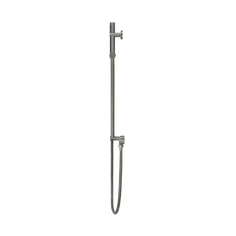 Meir Round Hand Shower on Rail Column Shadow MZ0402-R-PVDGM