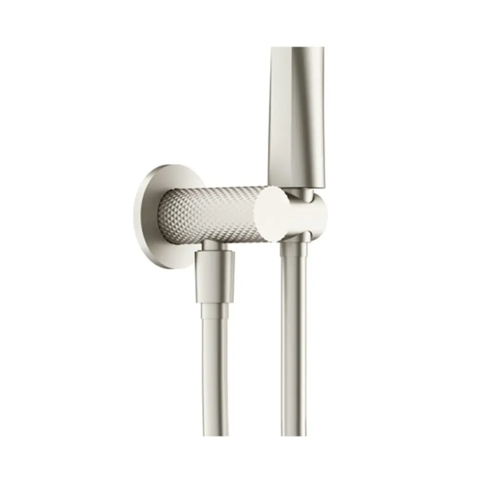 Nero Opal Shower Bracket with Air Shower Brushed Nickel NR251905BN