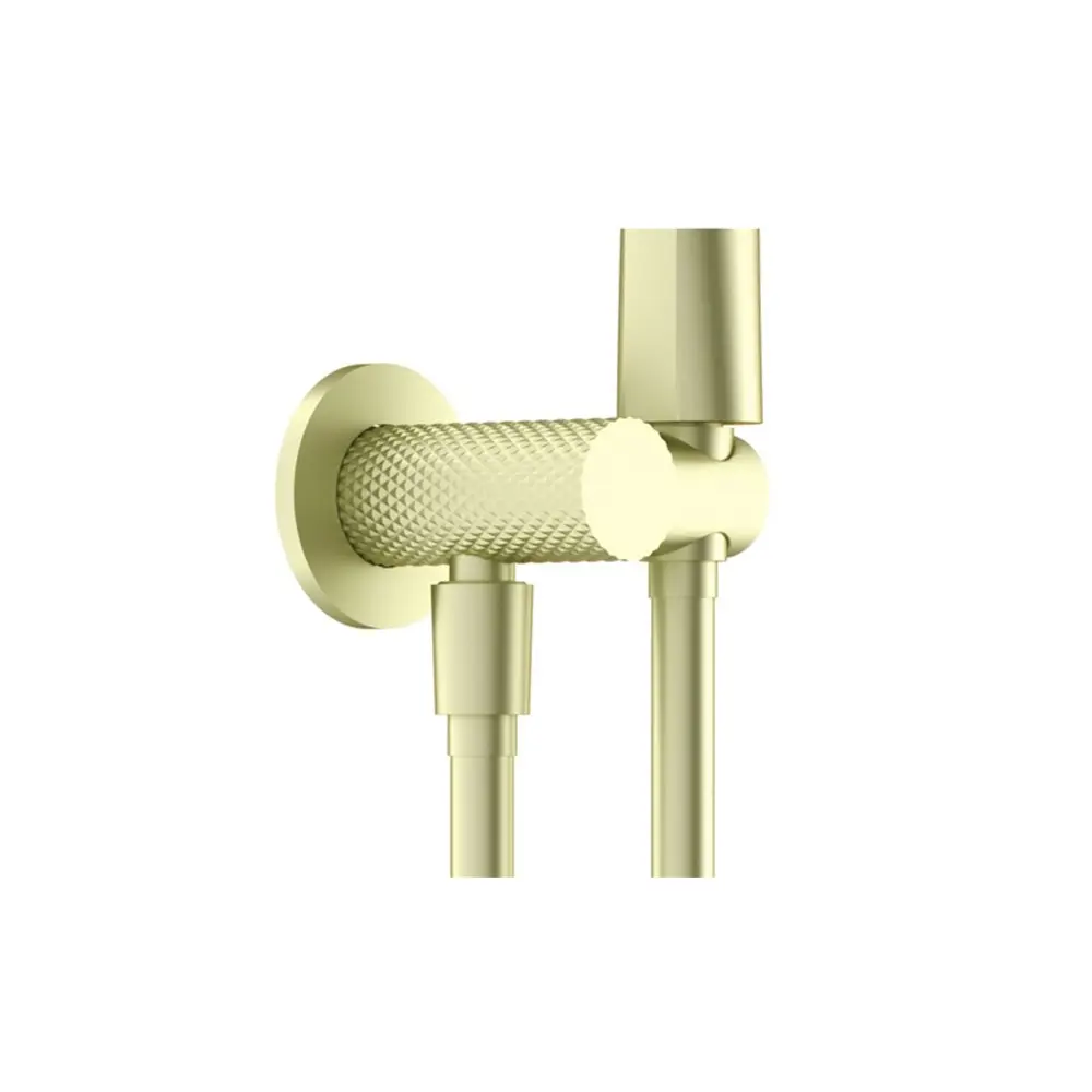 Nero Opal Shower Bracket with Air Shower Brushed Gold NR251905BG