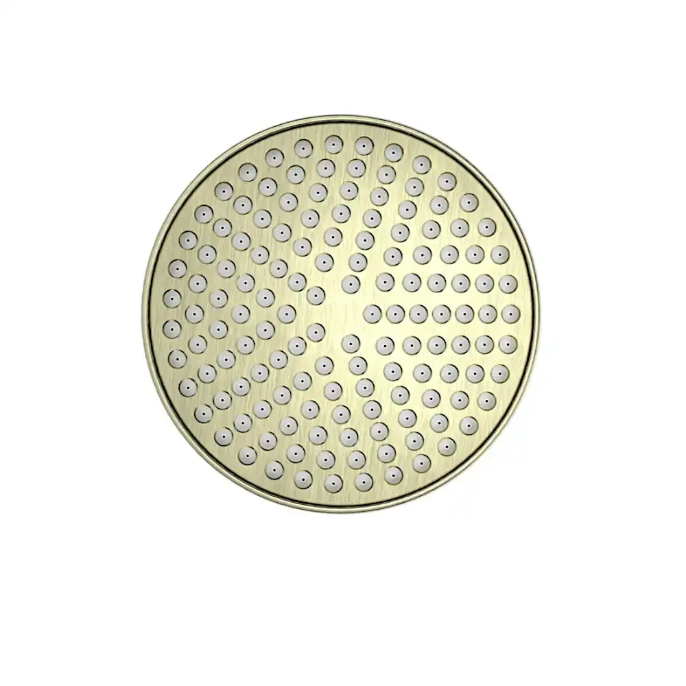 Nero York 200mm Shower Head Aged Brass NR508094AB