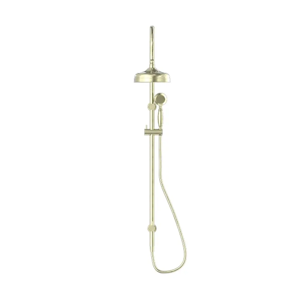 Nero York Twin Shower with Metal Hand Shower Aged Brass NR69210502AB