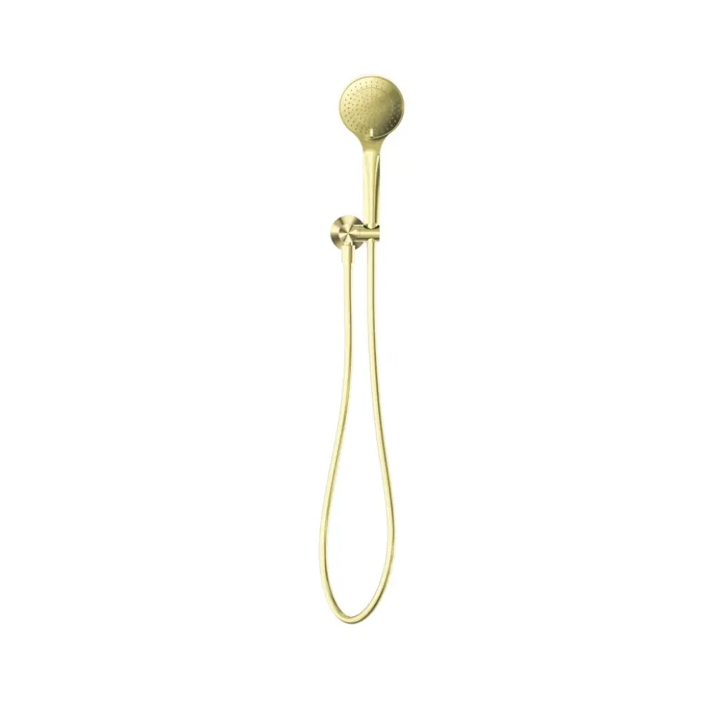 Nero Mecca Hand Hold Shower With Air Shower Brushed Gold NR221905BG