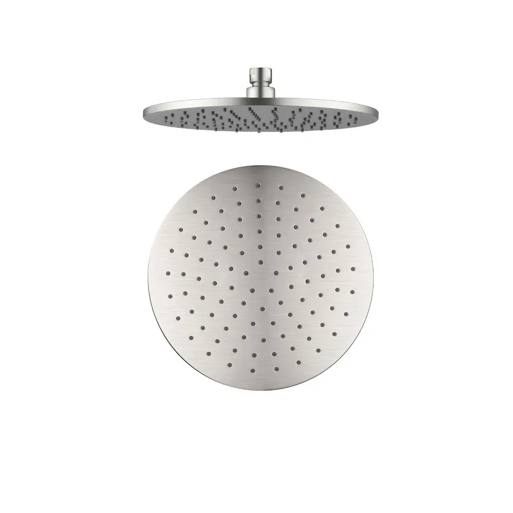 Nero 250mm Round Shower Head Brushed Nickel NRROA1001BN