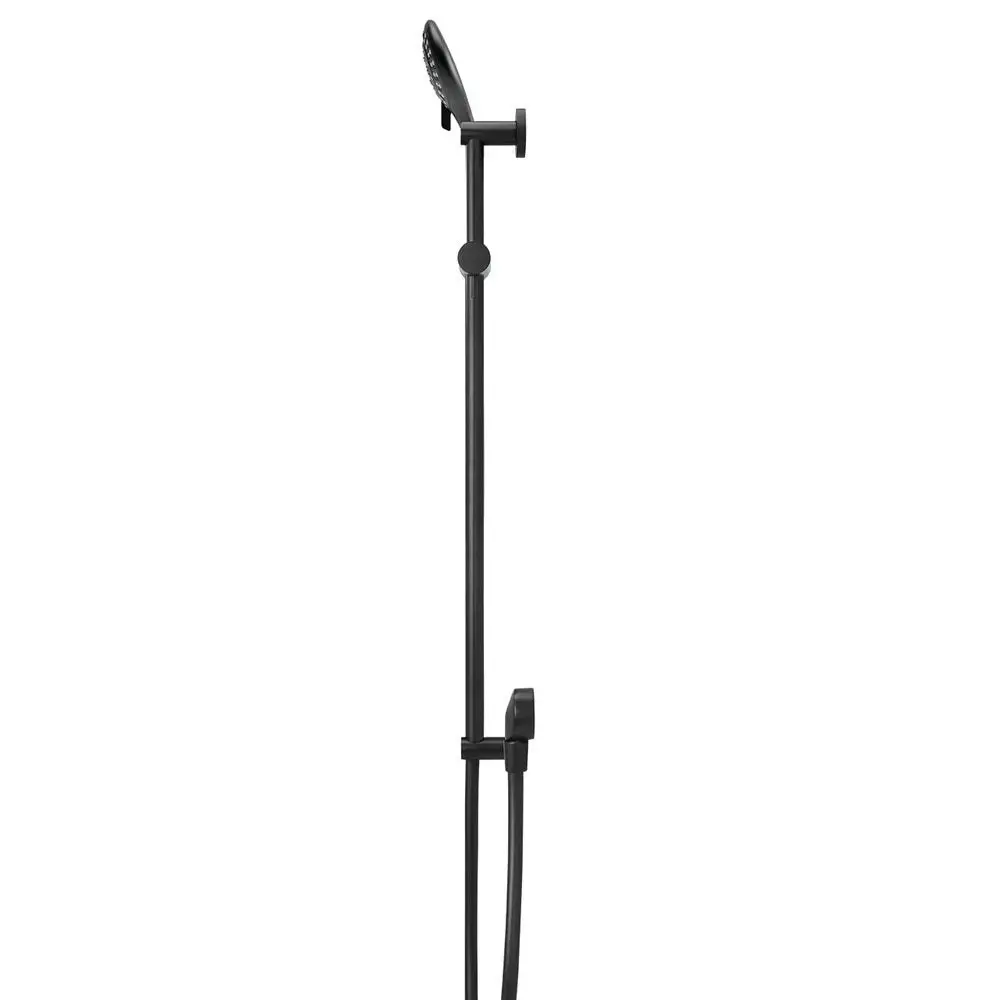 Meir Round Hand Shower on Rail Column Matte Black MZ0402