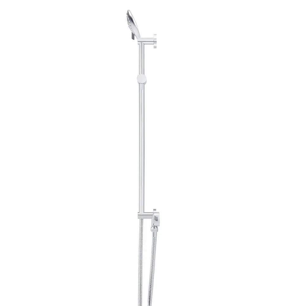 Meir Round Hand Shower on Rail Column Chrome MZ0402-C