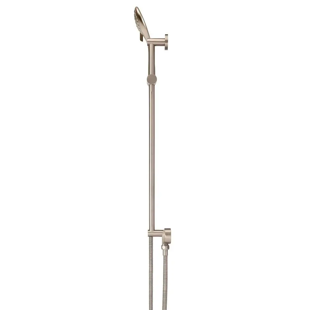 Meir Round Hand Shower on Rail Column Champagne MZ0402-CH