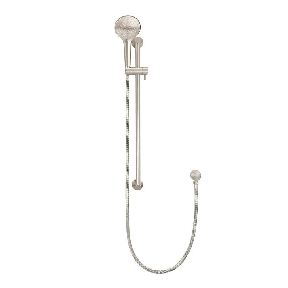 Meir Round Hand Shower on Rail Column Champagne MZ0402-CH