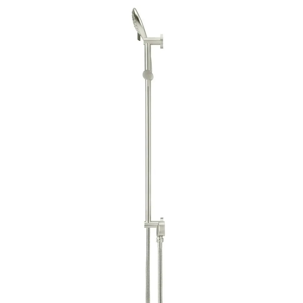 Meir Round Hand Shower on Rail Column Brushed Nickel MZ0402-PVDBN