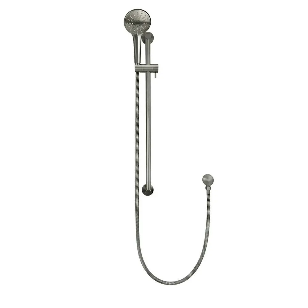 Meir Round Hand Shower on Rail Column Shadow MZ0402-PVDGM