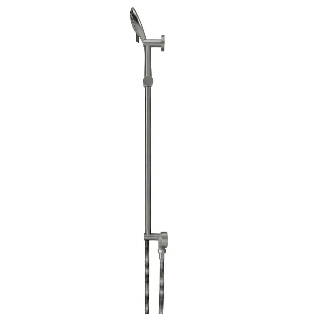 Meir Round Hand Shower on Rail Column Shadow MZ0402-PVDGM