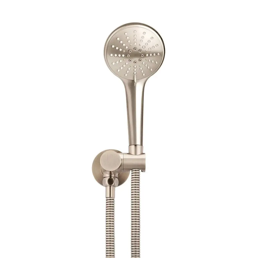 Meir Round Hand Shower on Swivel Bracket Champagne MZ06-CH